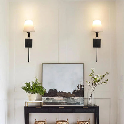 Luminara | Elegant Fabric USB Wall Sconce Lighting for Modern Interiors 8