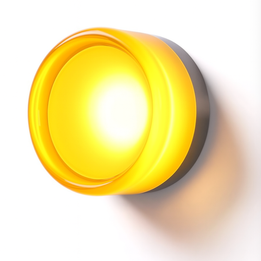 Luminara | Elegant Minimalist Round Glass Wall Sconce Light 2
