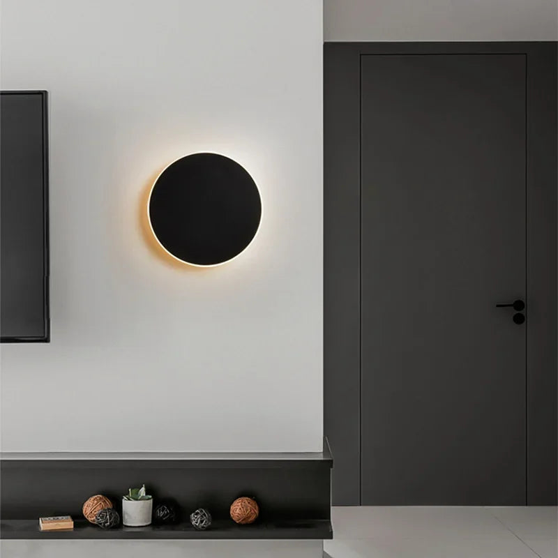 Luminara | Elegant Minimalist Round LED Wall Sconce Light 7