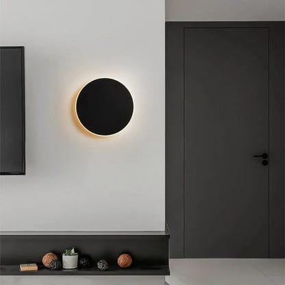 Luminara | Elegant Minimalist Round LED Wall Sconce Light 7