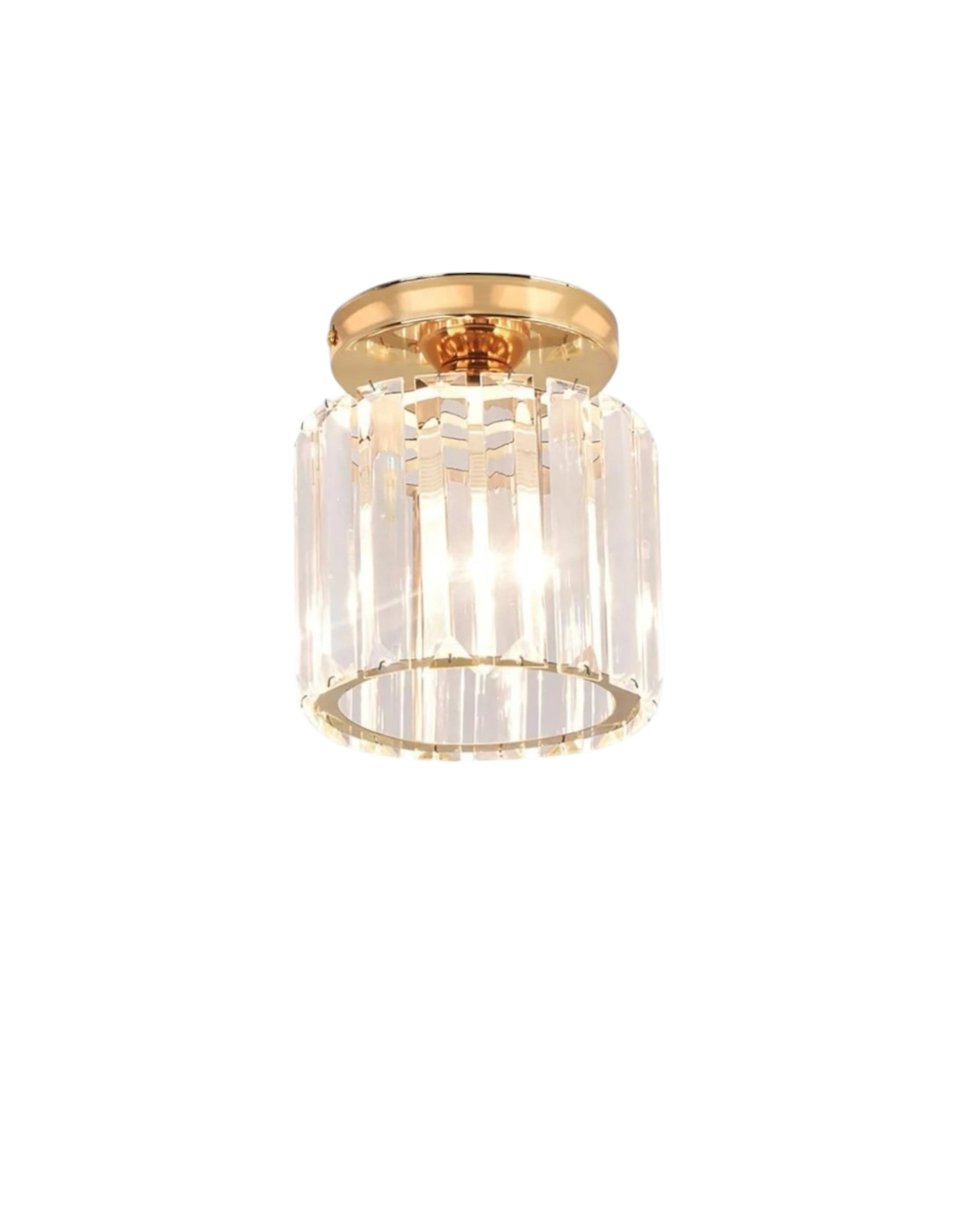 Luminara | Elegant Modern Crystal Glass Square Ceiling Light 10