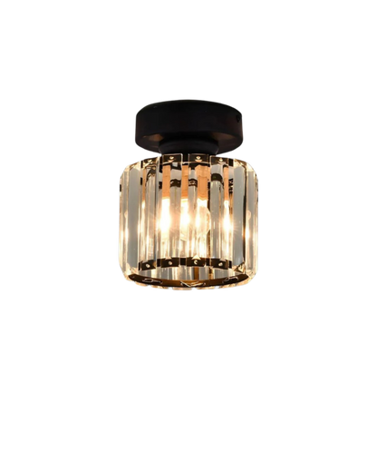 Luminara | Elegant Modern Crystal Glass Square Ceiling Light 9
