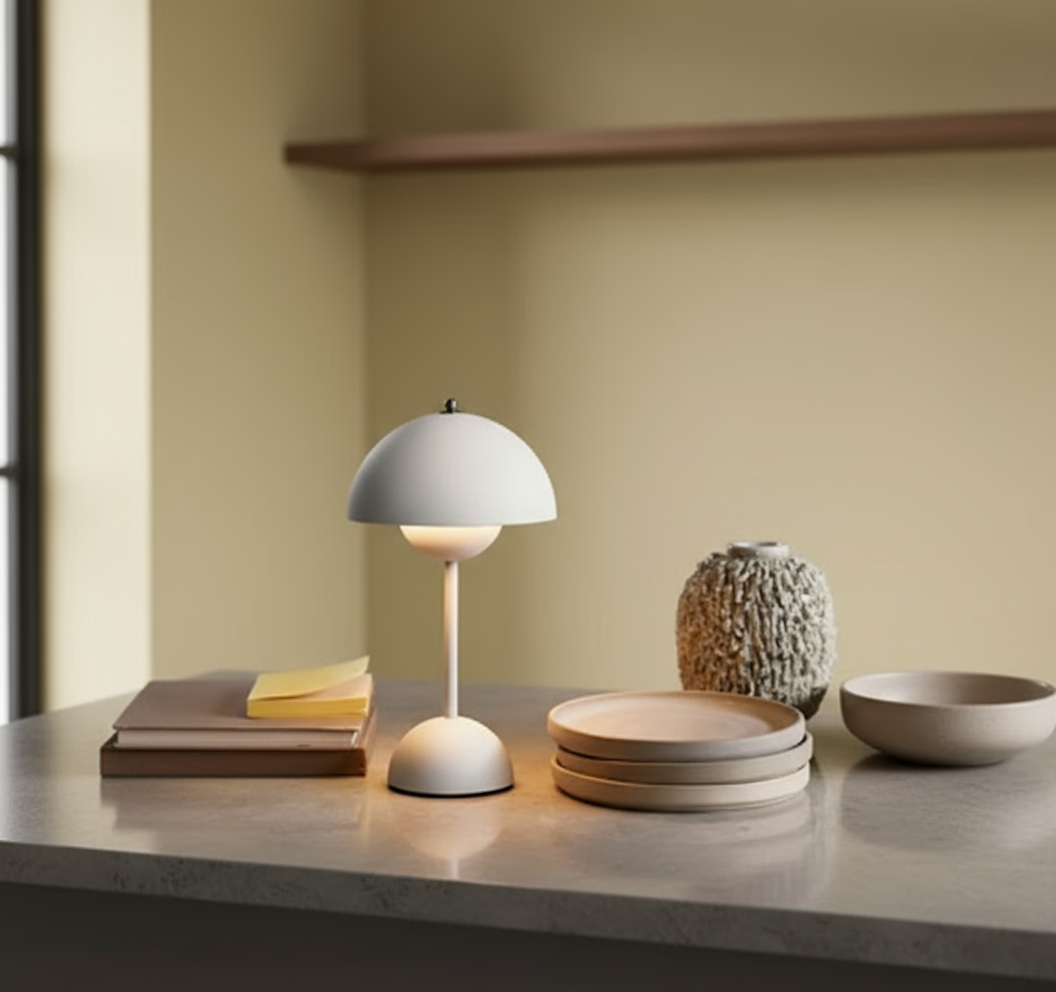 Luminara | Elegant Modern Dome Wireless LED Table Lamp 1