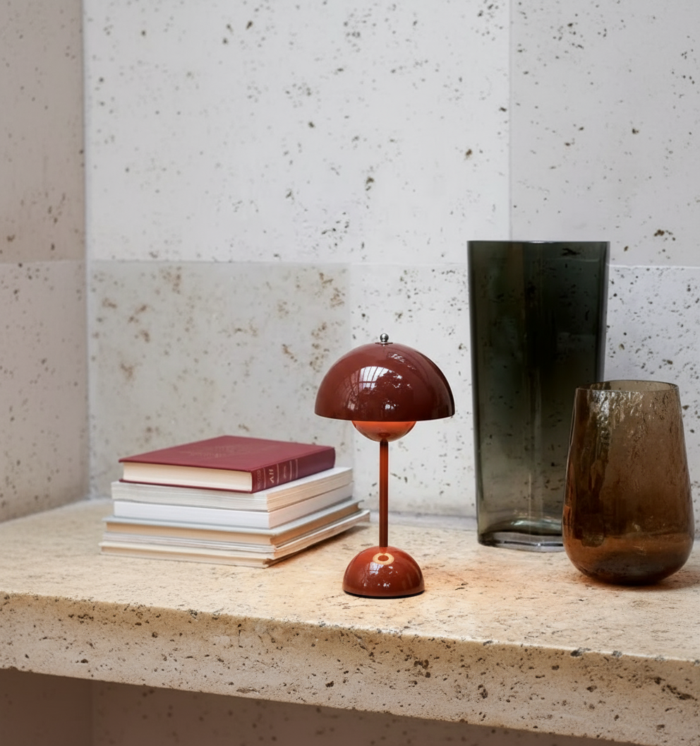 Luminara | Elegant Modern Dome Wireless LED Table Lamp 8