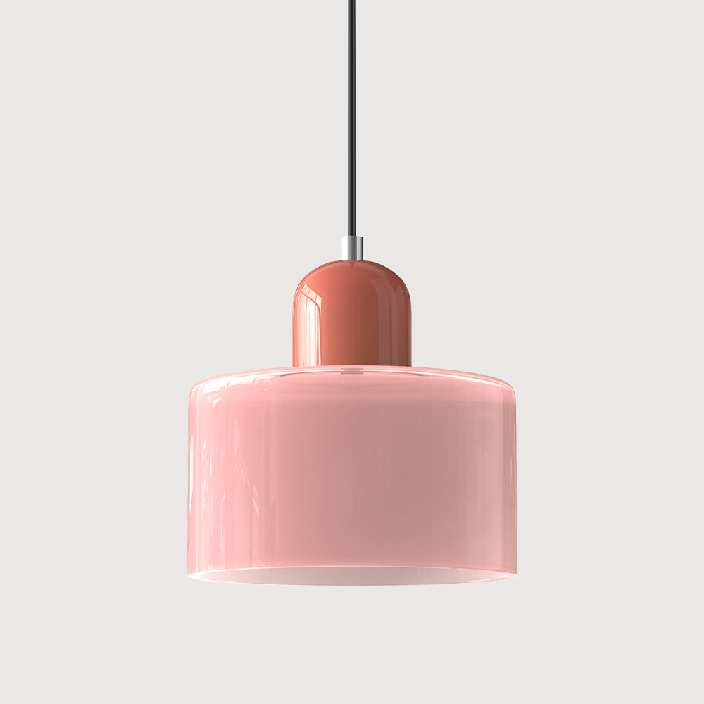 Luminara | Elegant Modern Glass Cylinder Pendant Light Fixture 1