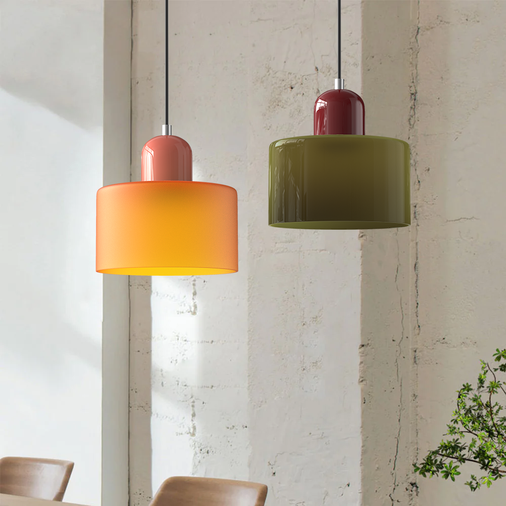 Luminara | Elegant Modern Glass Cylinder Pendant Light Fixture 3