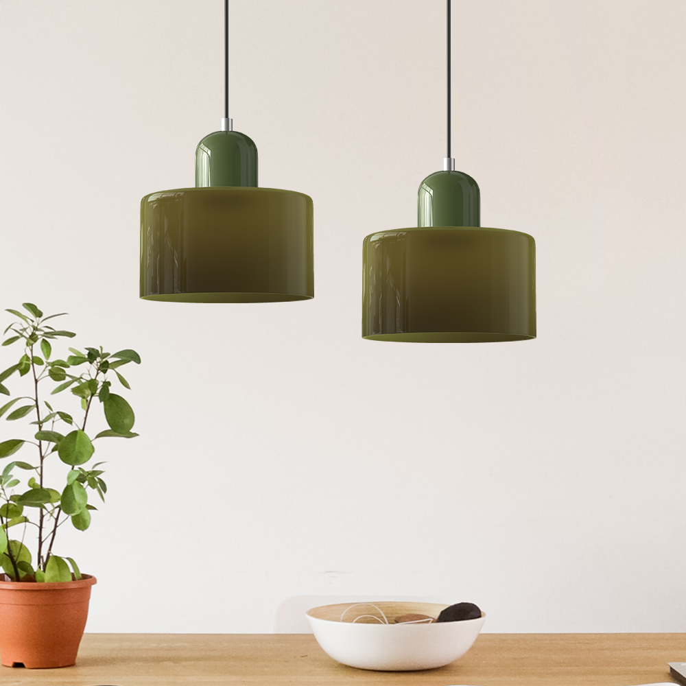 Luminara | Elegant Modern Glass Cylinder Pendant Light Fixture 4