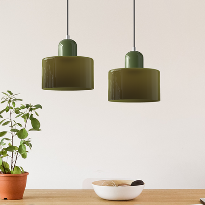 Luminara | Elegant Modern Glass Cylinder Pendant Light Fixture 4