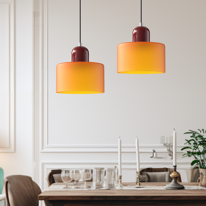 Luminara | Elegant Modern Glass Cylinder Pendant Light Fixture 5