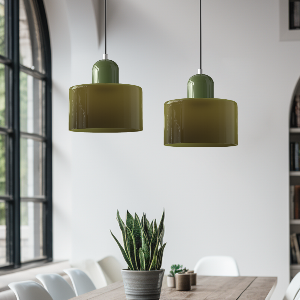 Luminara | Elegant Modern Glass Cylinder Pendant Light Fixture 6