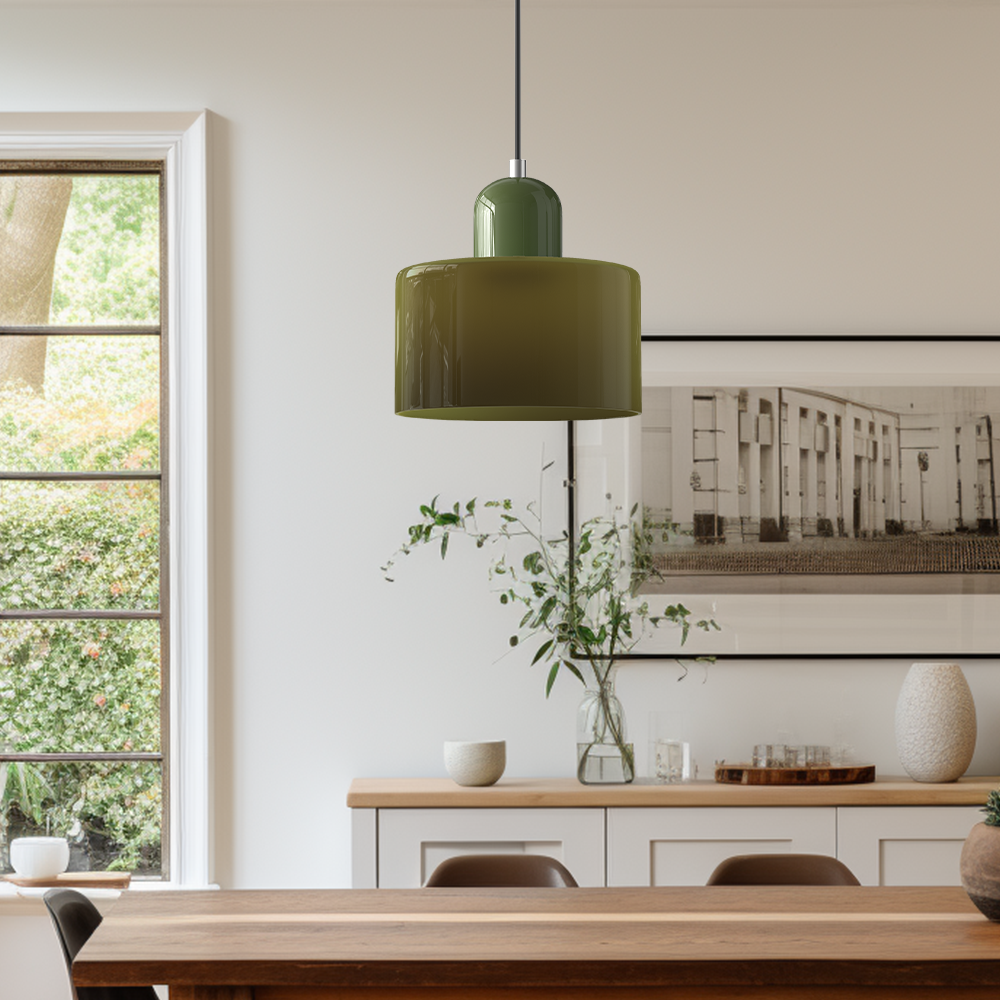 Luminara | Elegant Modern Glass Cylinder Pendant Light Fixture 7