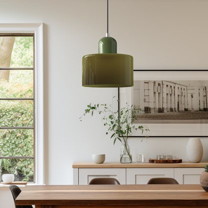 Luminara | Elegant Modern Glass Cylinder Pendant Light Fixture 7