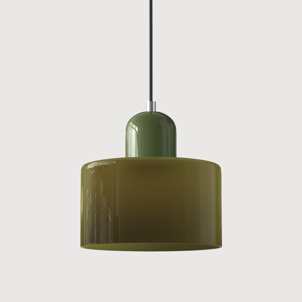 Luminara | Elegant Modern Glass Cylinder Pendant Light Fixture 8