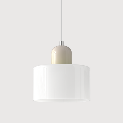 Luminara | Elegant Modern Glass Cylinder Pendant Light Fixture 9
