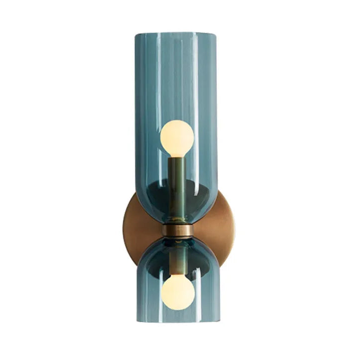 Luminara | Elegant Modern Glass Cylinder Wall Light Fixture 1