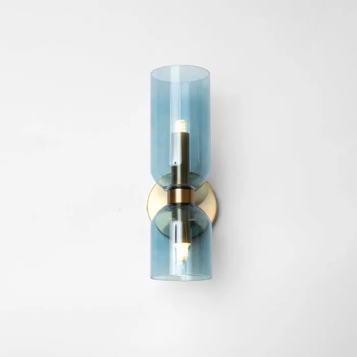 Luminara | Elegant Modern Glass Cylinder Wall Light Fixture 2