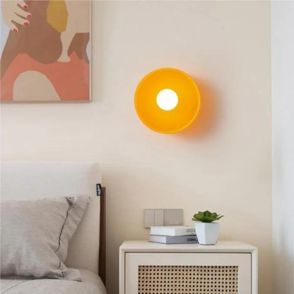 Luminara | Elegant Modern Glass Disc LED Ceiling Wall Light 7