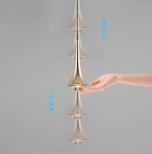 Luminara | Elegant Modern Glass Teardrop LED Pendant Light 8