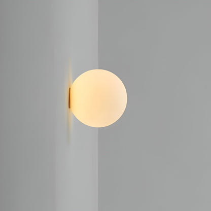Luminara | Elegant Modern Round Glass Wall Sconce Lighting Fixture 1