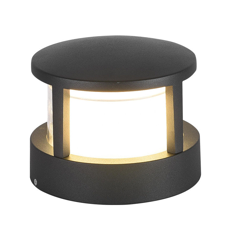 Luminara | Elegant Modern Square LED Outdoor Wall Light for Garden Illumination 1