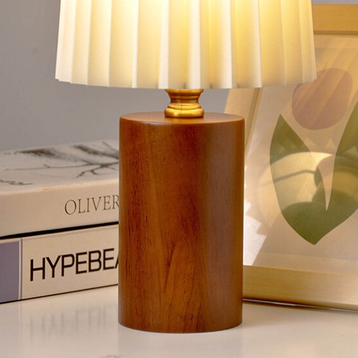 Luminara | Elegant Vintage Korean Table Lamp for Bedroom and Living Room 4