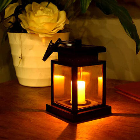 Luminara | Elegant Vintage Outdoor Solar Lantern for Garden Lighting 3