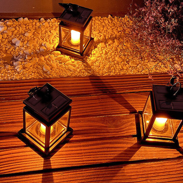 Luminara | Elegant Vintage Outdoor Solar Lantern for Garden Lighting 5