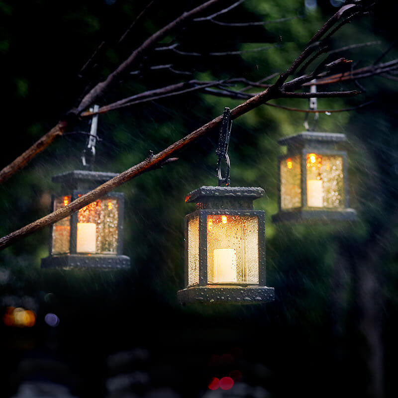 Luminara | Elegant Vintage Outdoor Solar Lantern for Garden Lighting 8