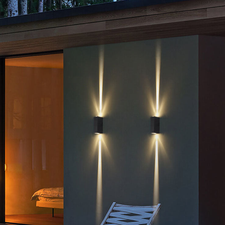 Luminara | Modern Sleek LED Outdoor Wall Lantern for Elegant Illumination 1