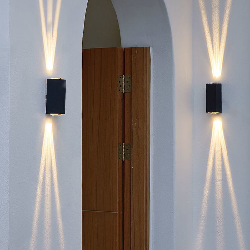 Luminara | Modern Sleek LED Outdoor Wall Lantern for Elegant Illumination 5