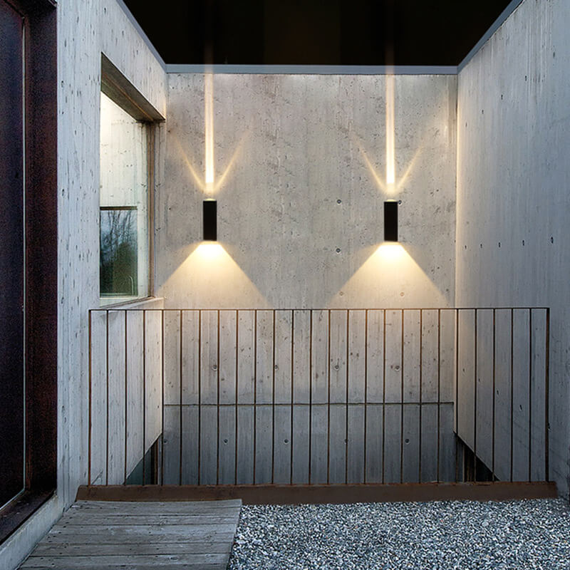 Luminara | Modern Sleek LED Outdoor Wall Lantern for Elegant Illumination 6