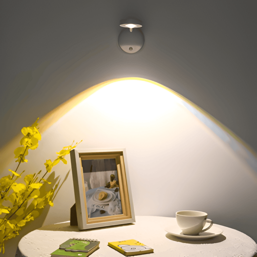 Luminara | Sleek Compact Wireless LED Motion Sensor Wall Lamp