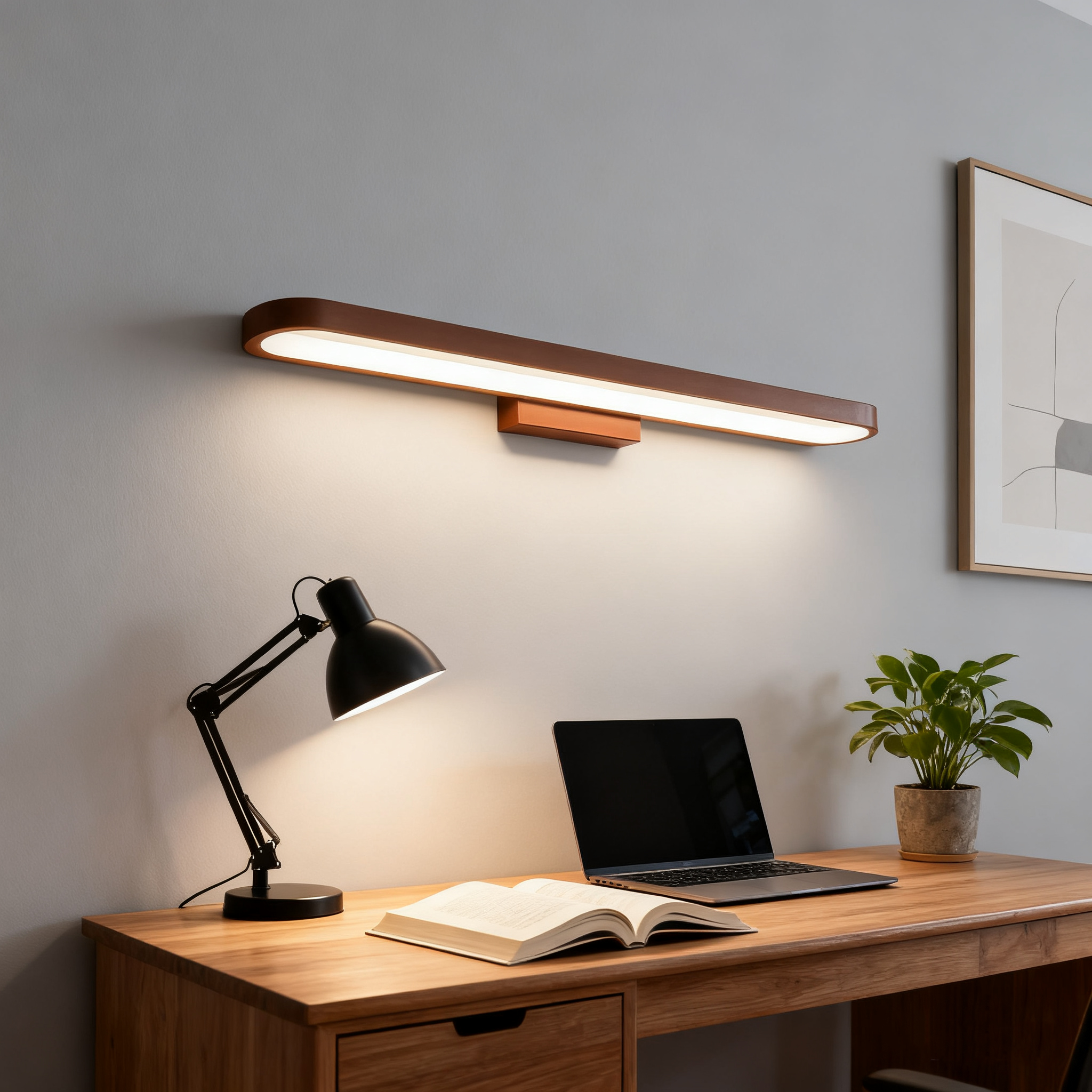 Luminara | Sleek Modern LED Linear Mirror Wall Light 3