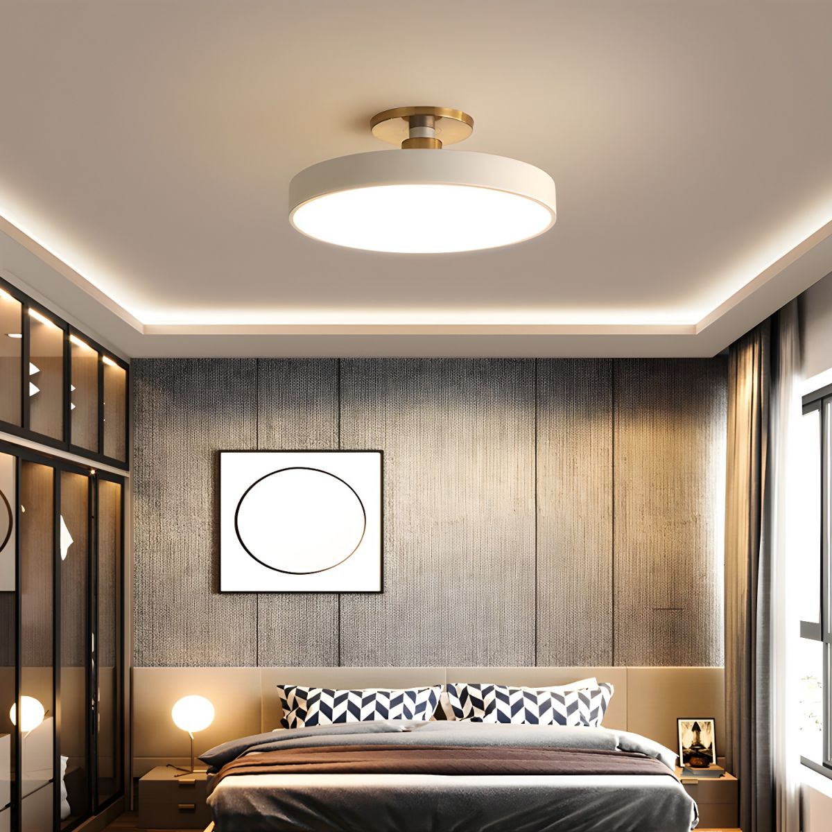 Luminara | Sleek Modern Round LED Flush Mount Ceiling Light 2