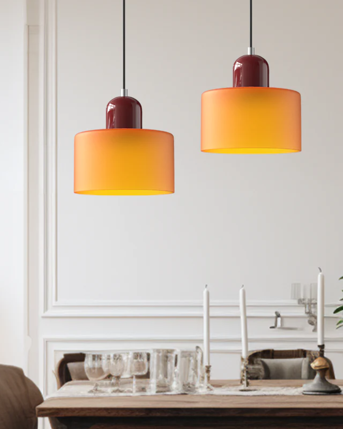 Luminara | Stylish Adjustable Glass Kitchen Pendant Lighting Fixture 2