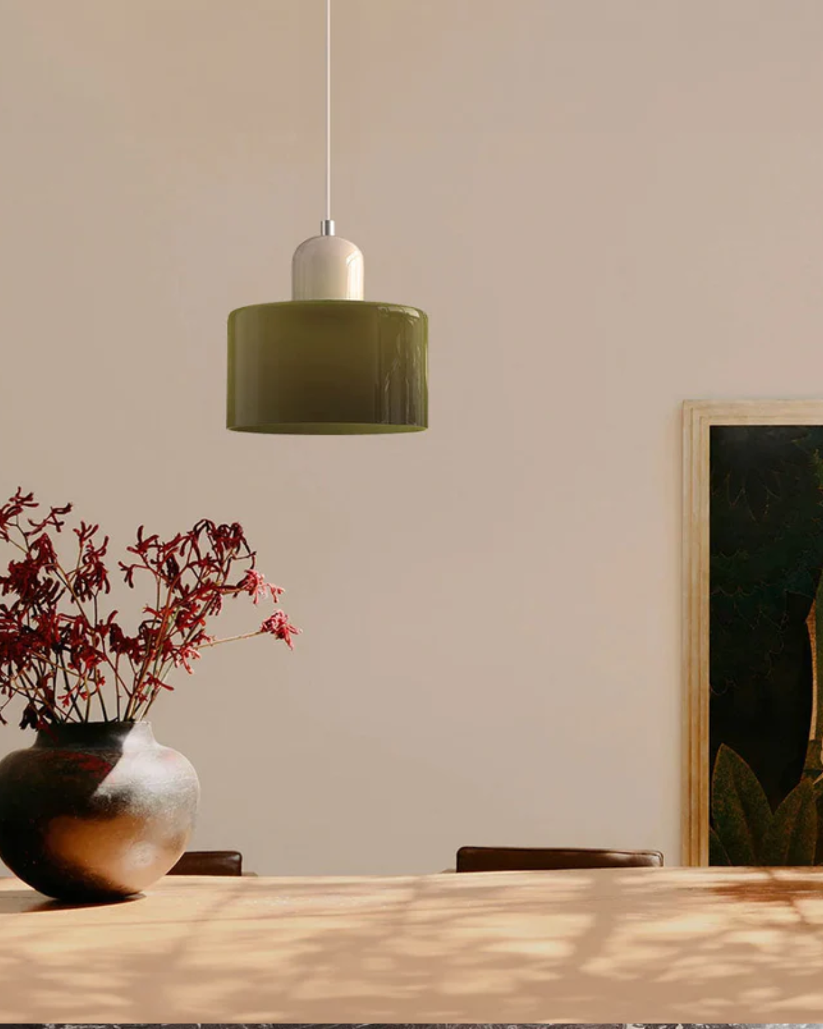 Luminara | Stylish Adjustable Glass Kitchen Pendant Lighting Fixture 4