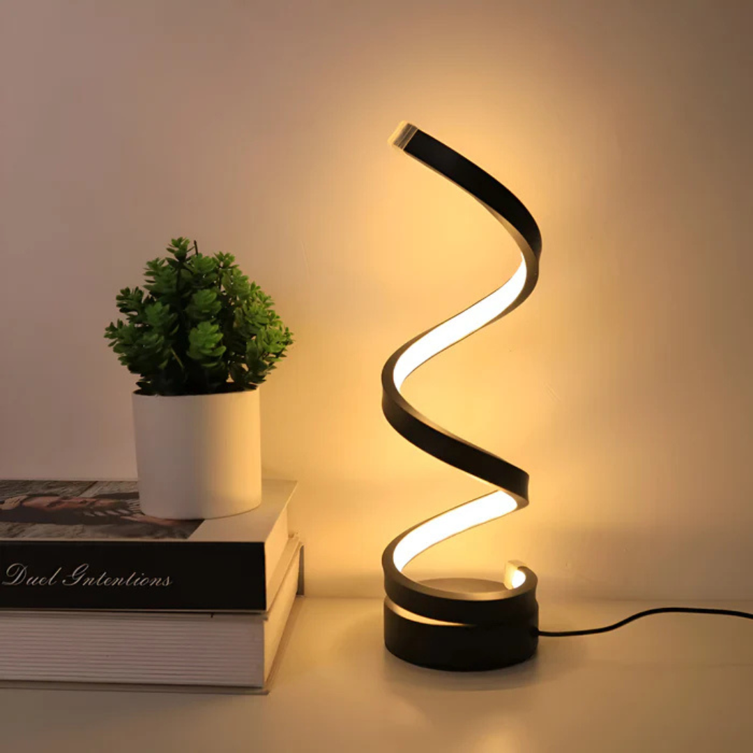 Luminara | Stylish Contemporary Spiral LED Table Lamp 0