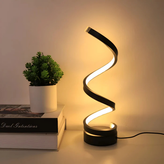 Luminara | Stylish Contemporary Spiral LED Table Lamp 0