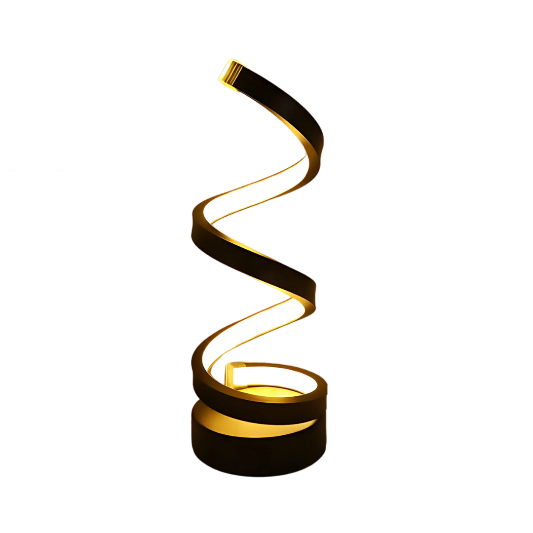 Luminara | Stylish Contemporary Spiral LED Table Lamp 3