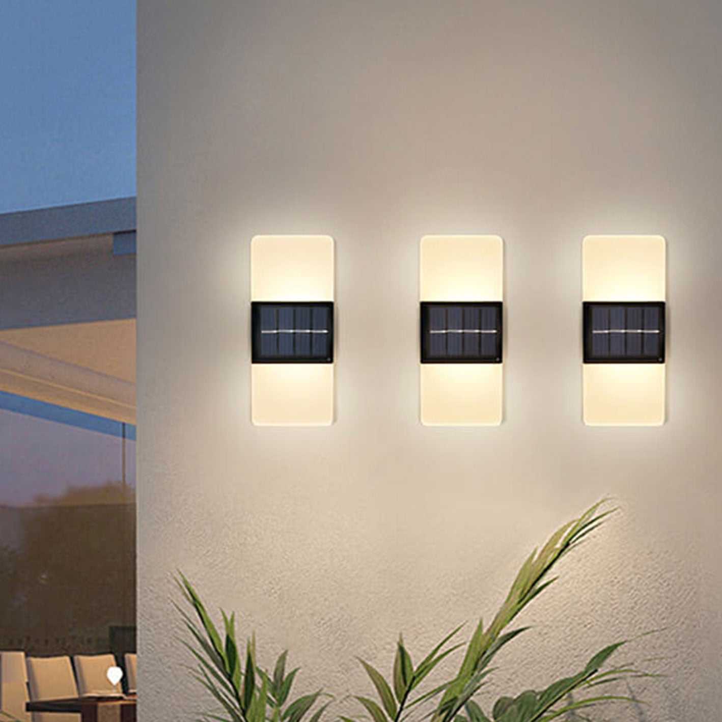 Luminara | Stylish Modern Rectangular Outdoor Wall Sconce Light 5