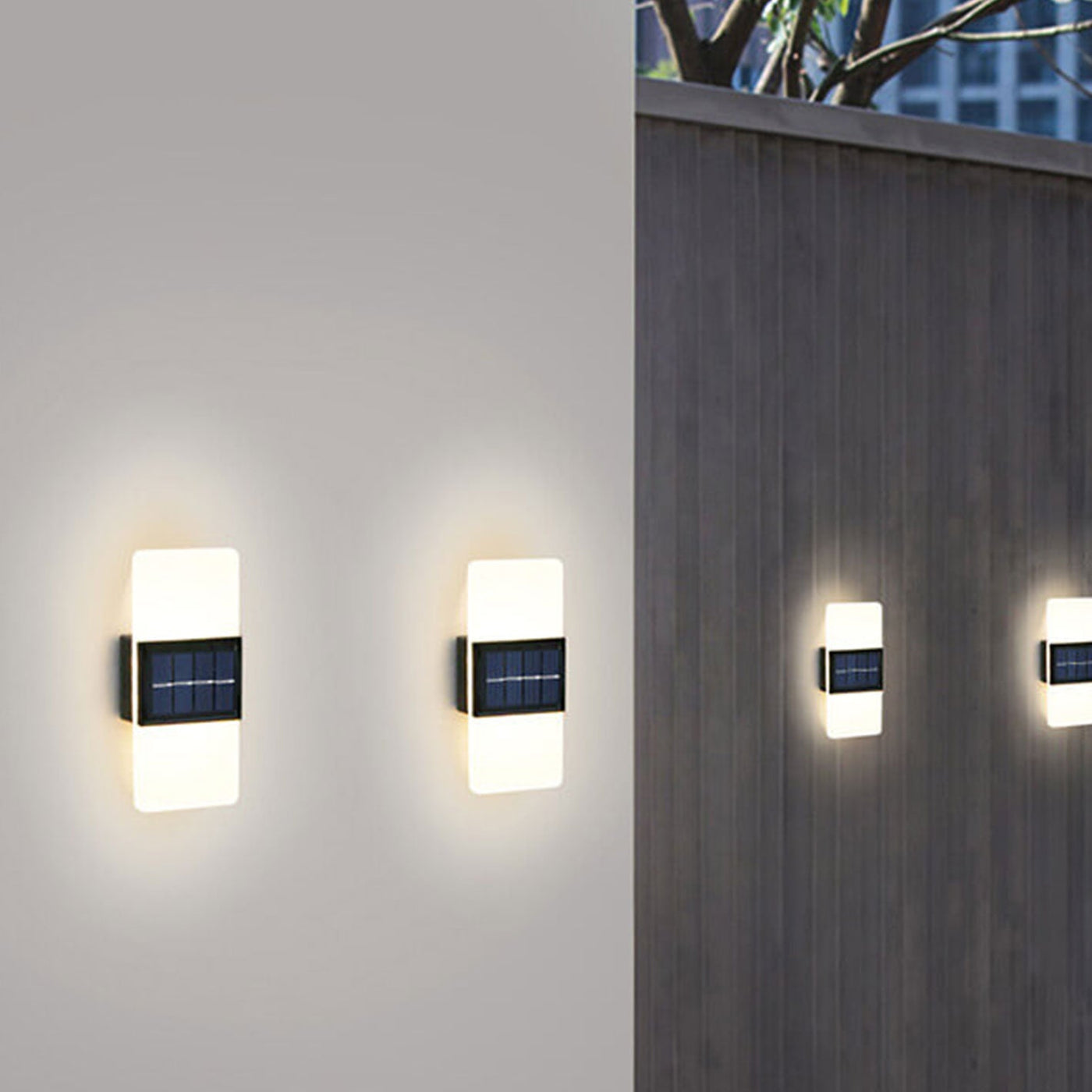 Luminara | Stylish Modern Rectangular Outdoor Wall Sconce Light 6