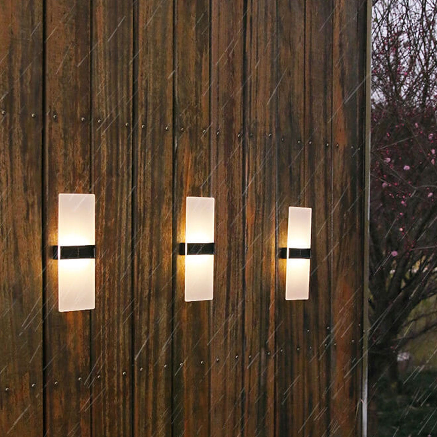 Luminara | Stylish Modern Rectangular Outdoor Wall Sconce Light 8