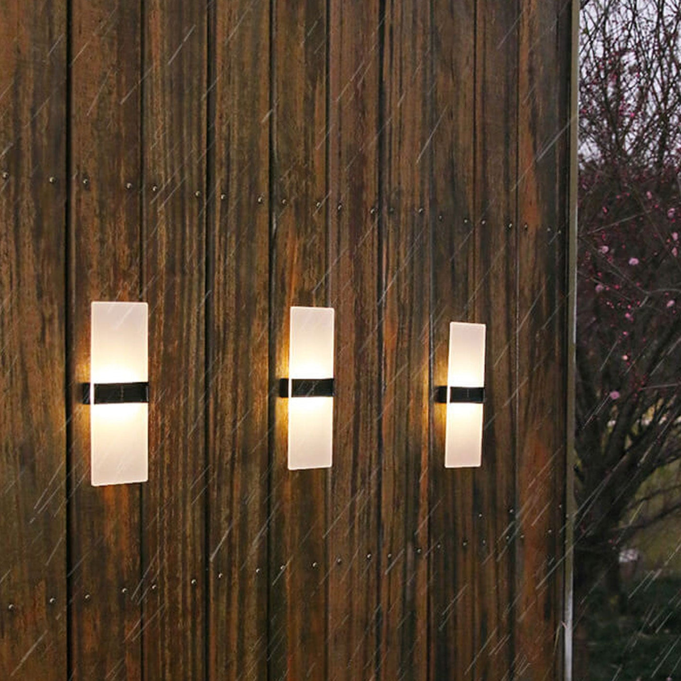 Luminara | Stylish Modern Rectangular Outdoor Wall Sconce Light 8