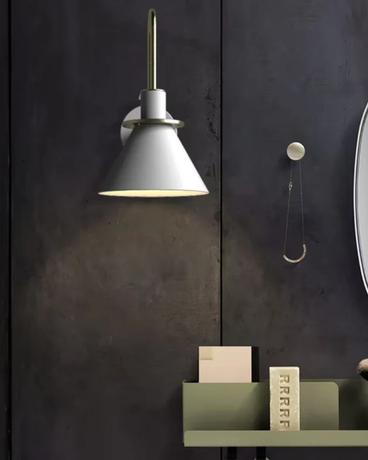 Luminara | Stylish Modern Wrought Iron Wall Sconce Lighting for Elegant Decor 2
