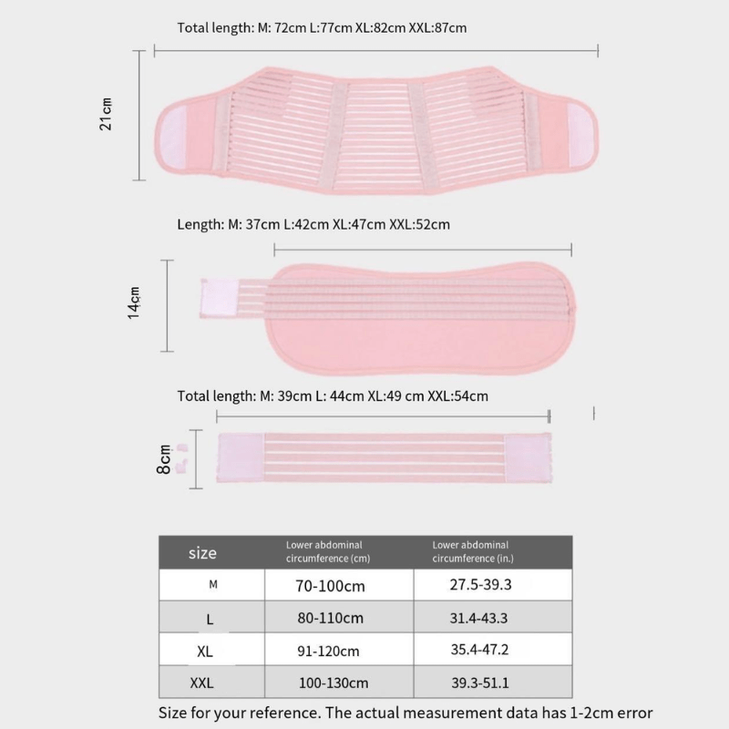 Pregnancy Support Belt 3 in 1, Maternity Support Belt for Back and Pelvis, Pregnancy Belly Band – image 11
