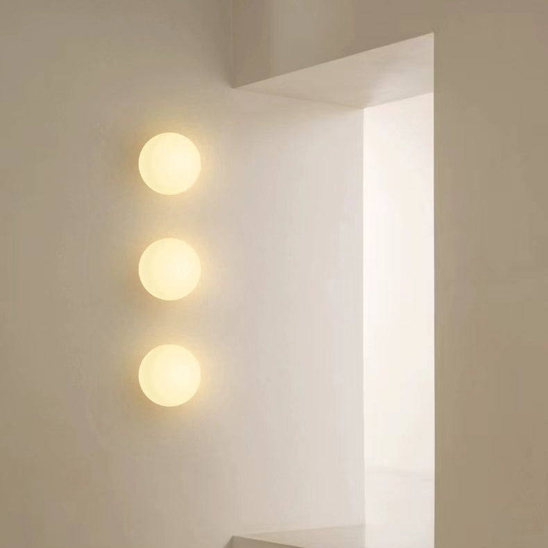 Lunara | Elegant Minimalist Glass Globe Wall Sconce Light Fixture 5