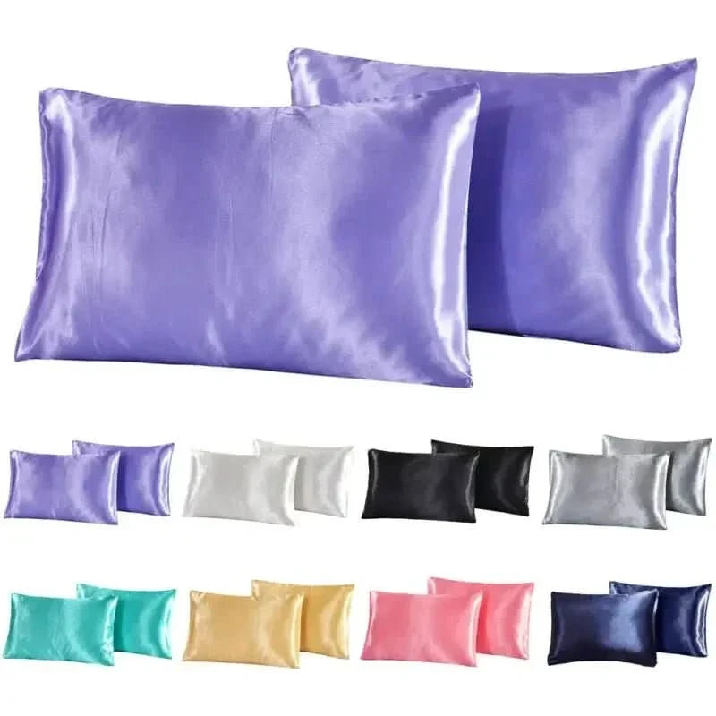 Silky Pillowcases, Satin Pillowcase for Hair 2 Pack – image 5