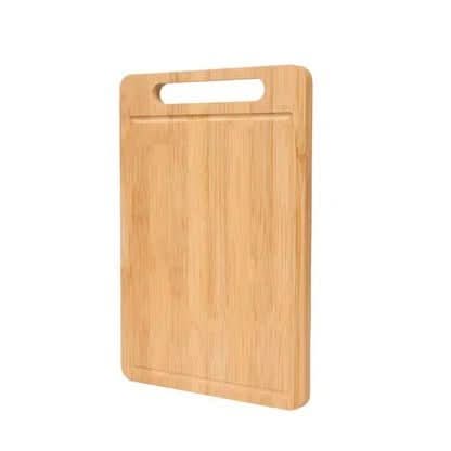 Bamboo Chopping Board Set in Small Medium and Large, Cutting Board for Meat and Bread, Antibacterial Bamboo Kitchenware_08