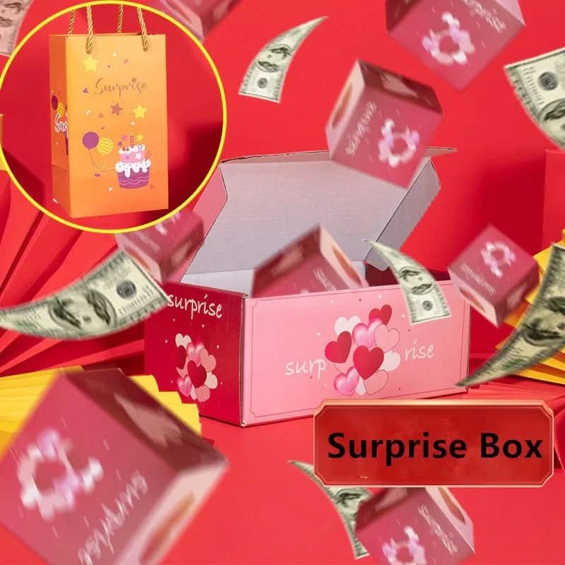 Gift Boxes, Pop Up Explosion Gift Box for Photos and Notes, Anniversary Gift and Birthday Surprise, Memory Box 12 cm_00