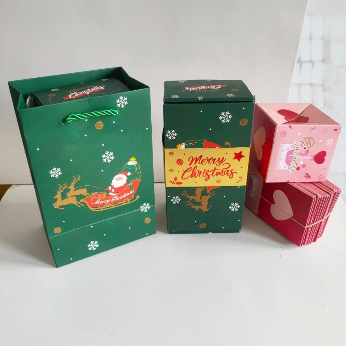 Gift Boxes, Pop Up Explosion Gift Box for Photos and Notes, Anniversary Gift and Birthday Surprise, Memory Box 12 cm_03